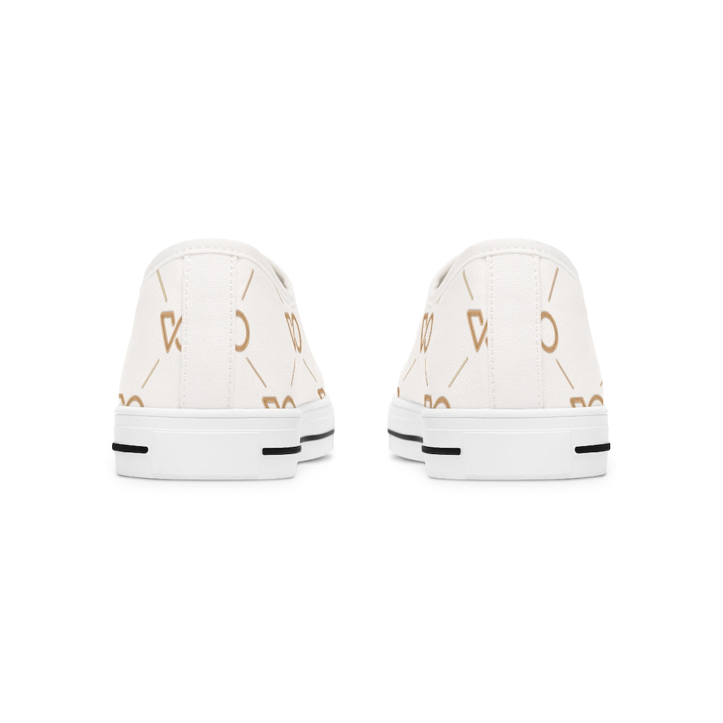 GOLD VO Women's Low Top Sneakers white