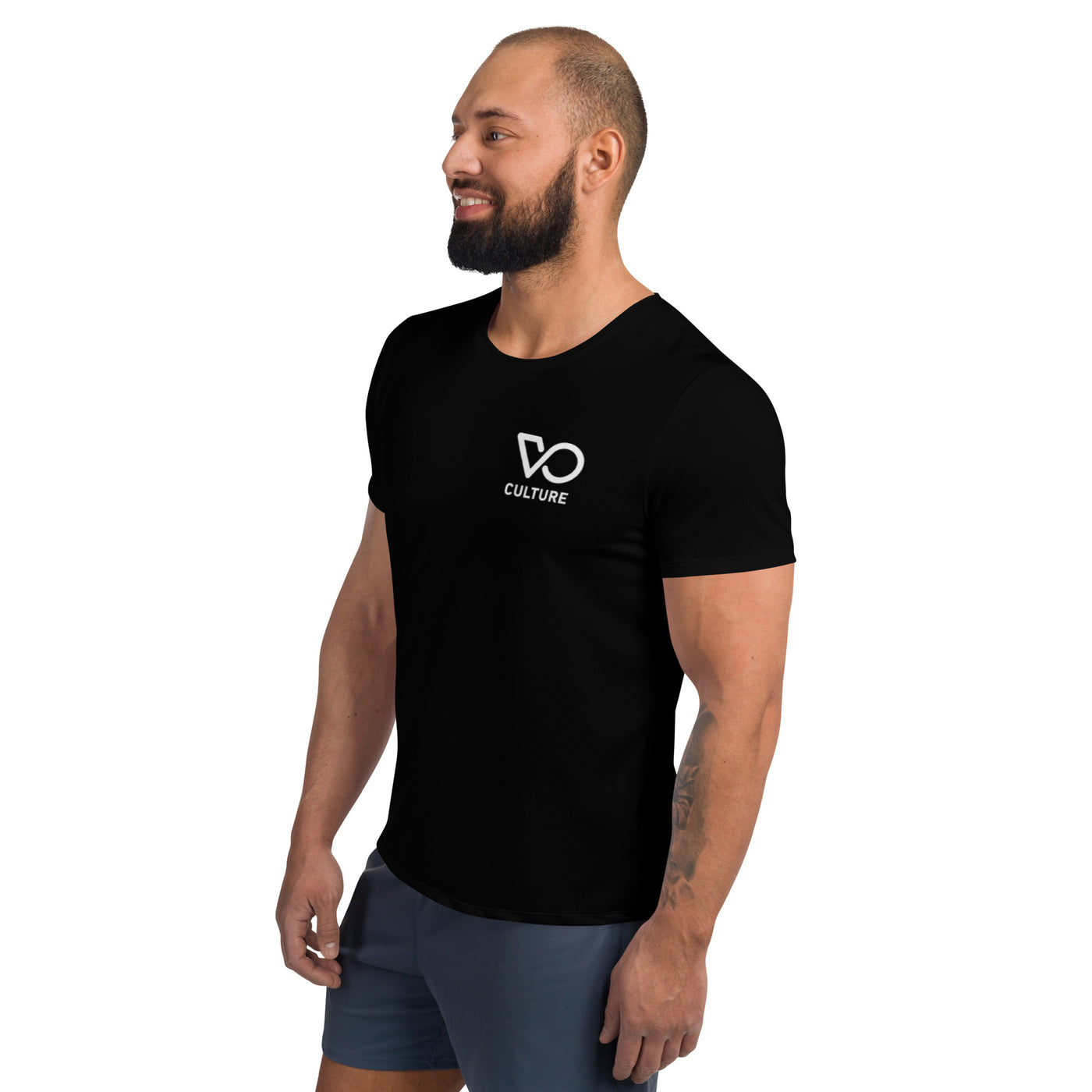 WE HEAR YOU Male Athletic T-shirt