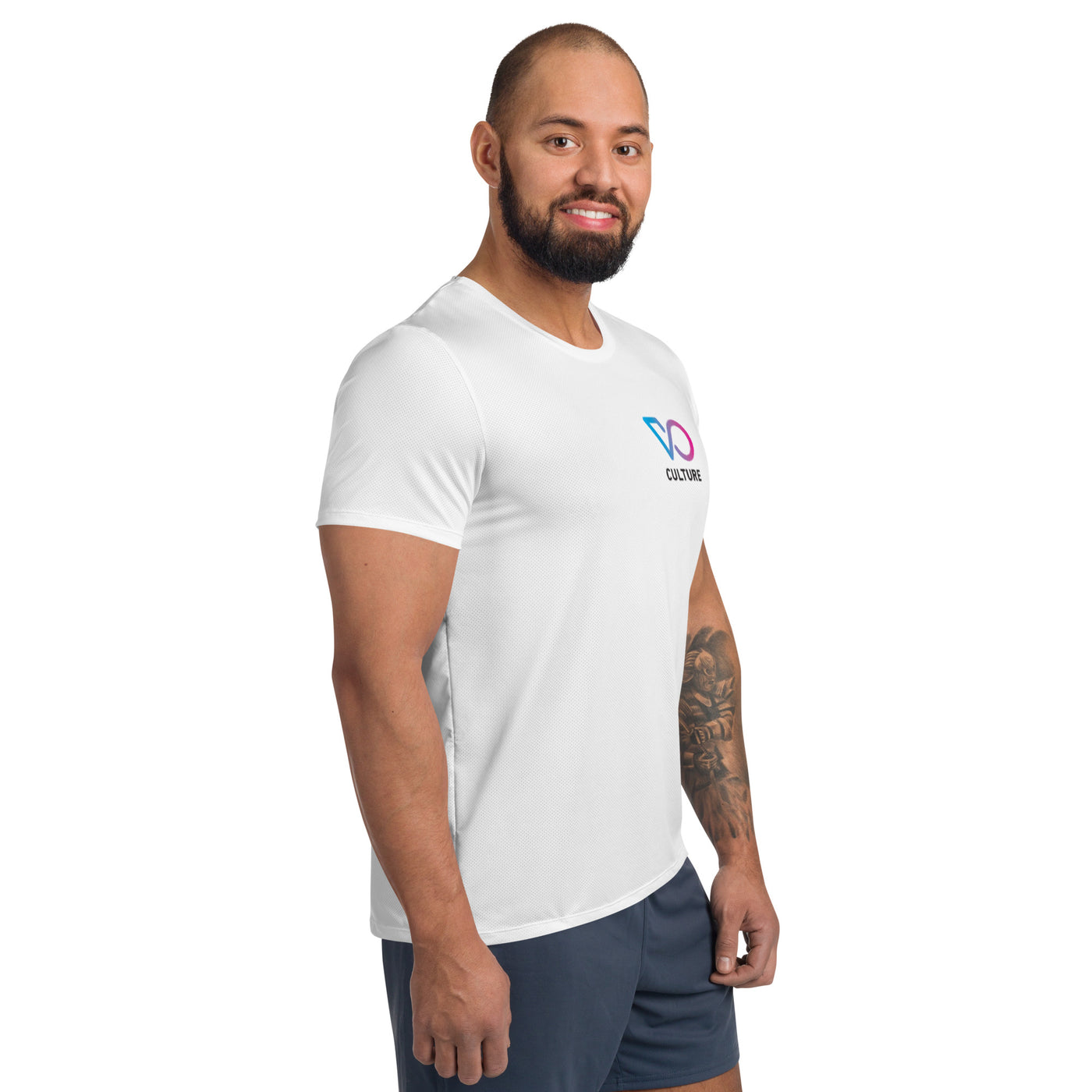 WE HEAR YOU Male Athletic T-shirt