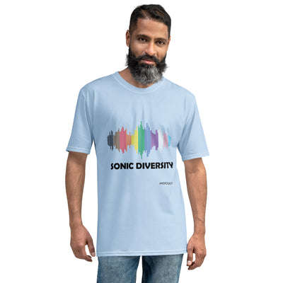 SONIC DIVERSITY Male t-shirt blue