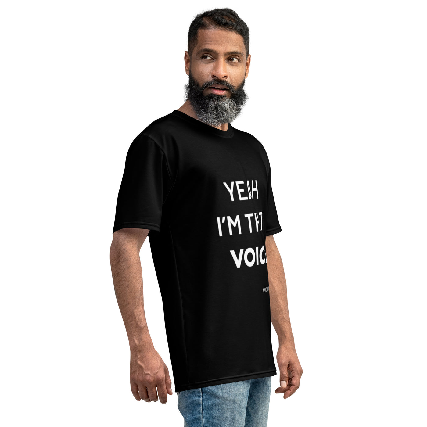 YEAH I'm that voice Male t-shirt black
