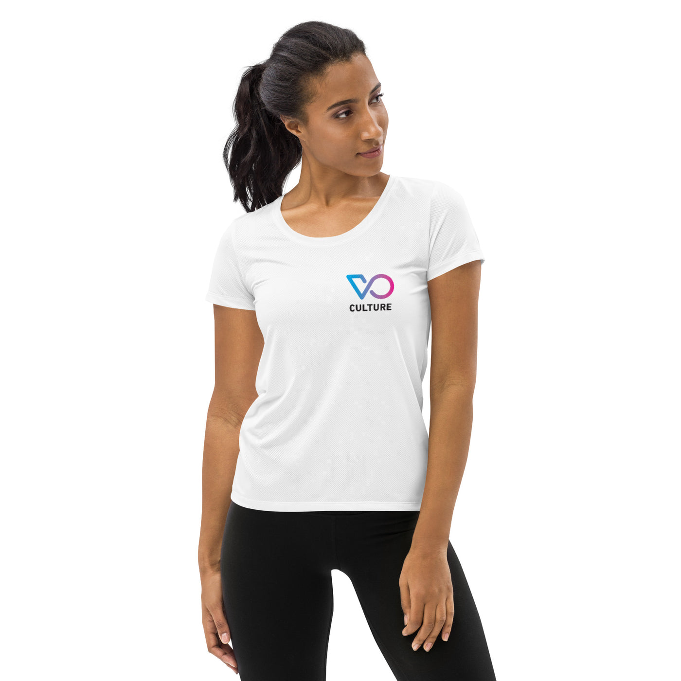 SPEAK YOUR TRUTH Women's Athletic T-shirt