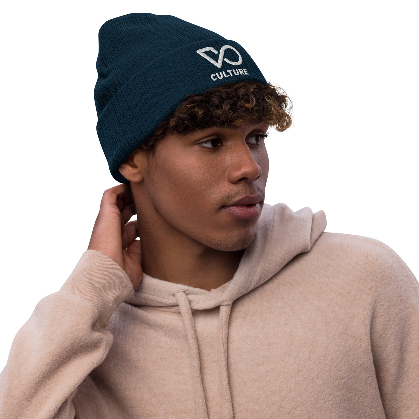 VO CULTURE Ribbed knit beanie